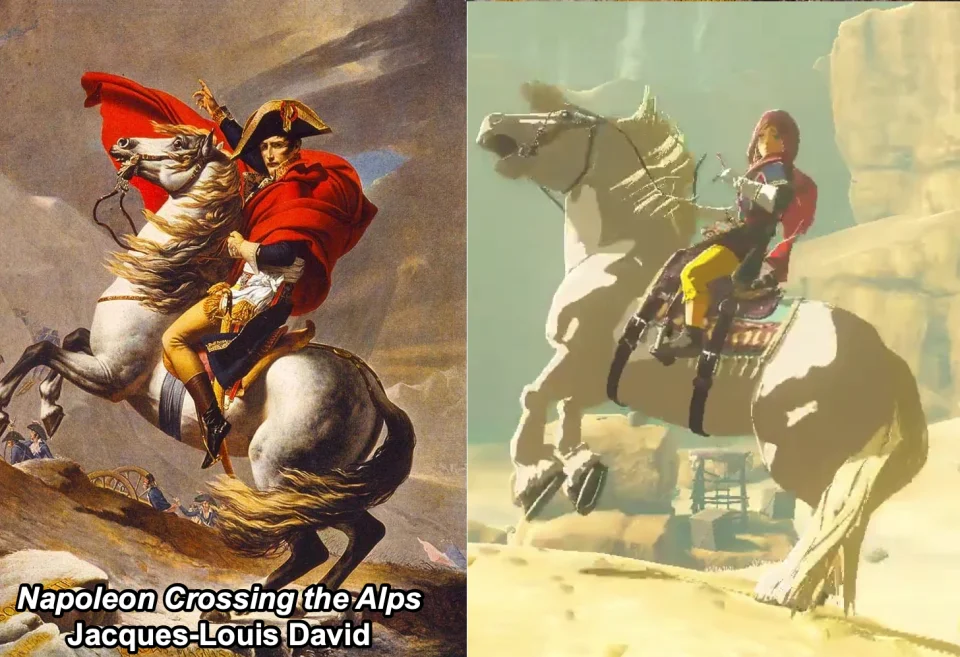 Napoleon Crossing the Alps - Jacques-Louis David