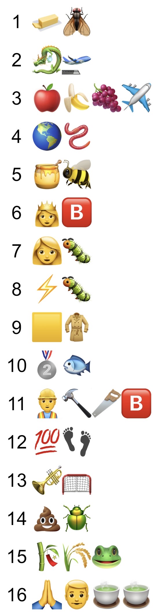 Bug Emoji Puzzle (part 1)