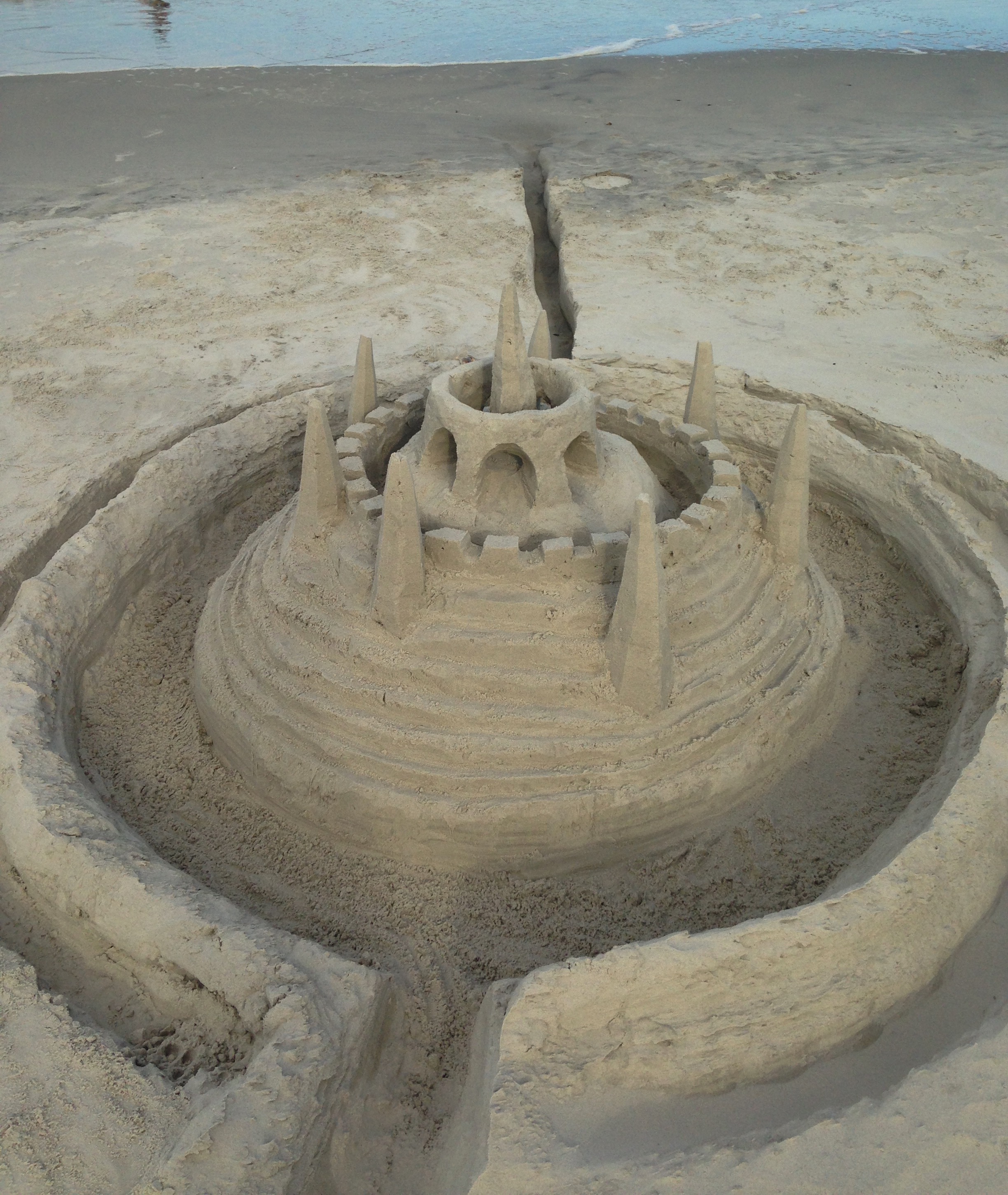 Sandcastle - Top view